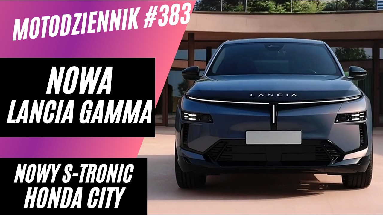 #Motodziennik 383 Nowa Honda CITY, AMG GT wycenione, LANCIA GAMMA i nowe DSG od Audi