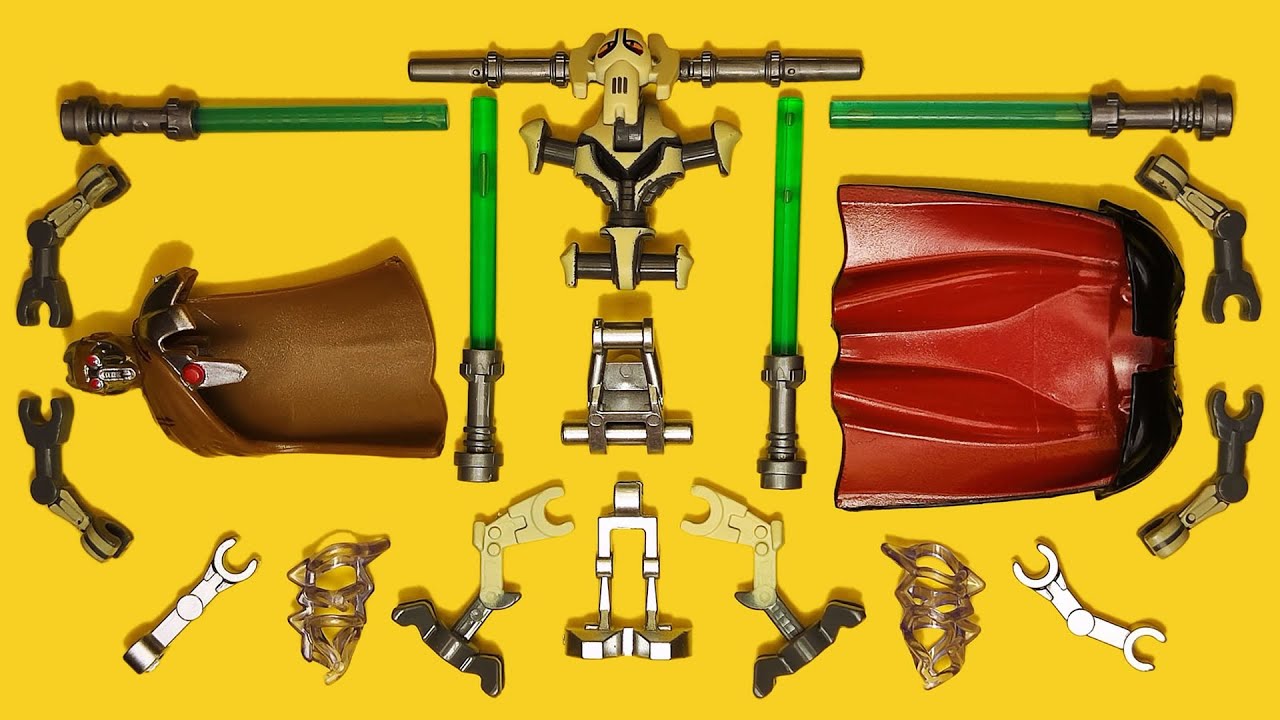LEGO General Grievous & IG-100 MagnaGuard | The Clone Wars | Unofficial Minifigure | Star Wars
