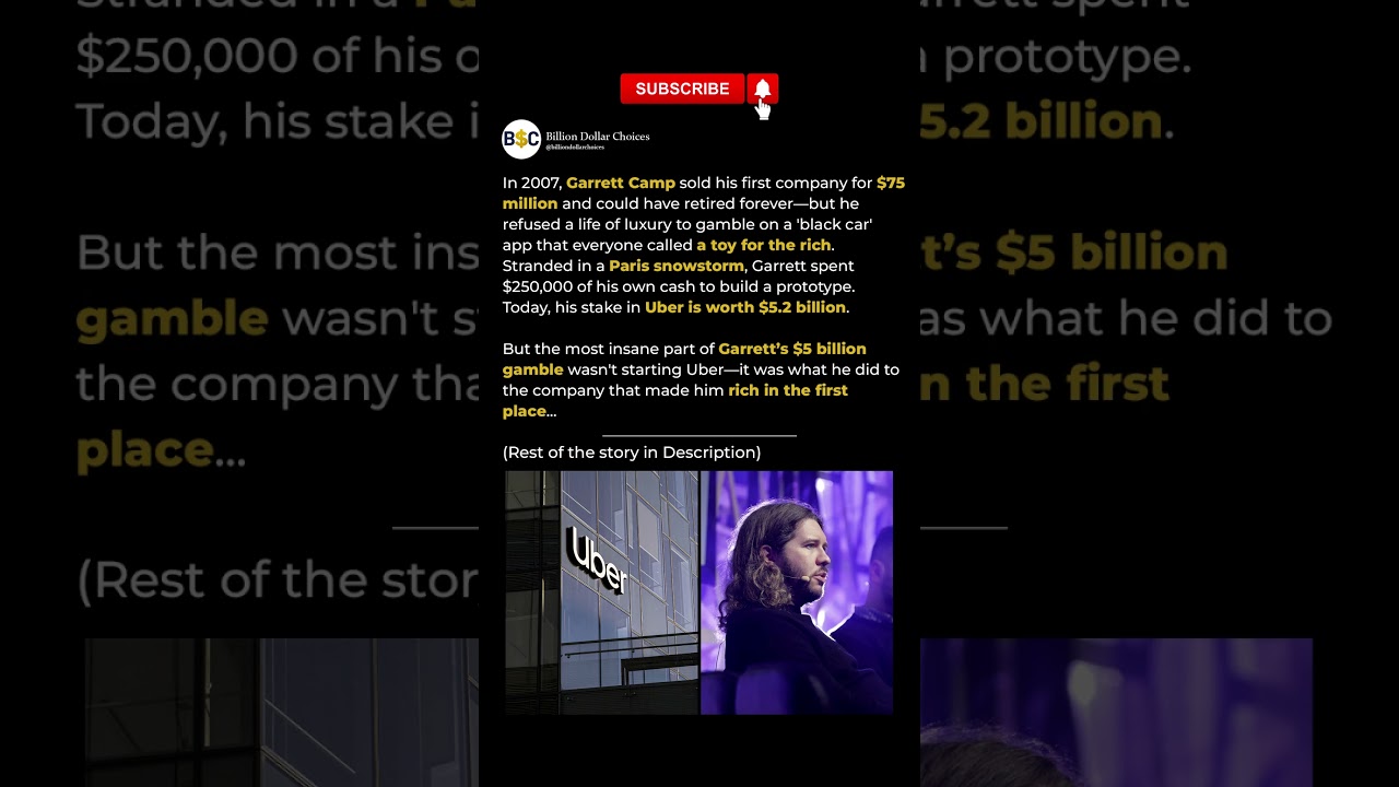 He Sold His Company for $75M. Then Bet It All on Uber