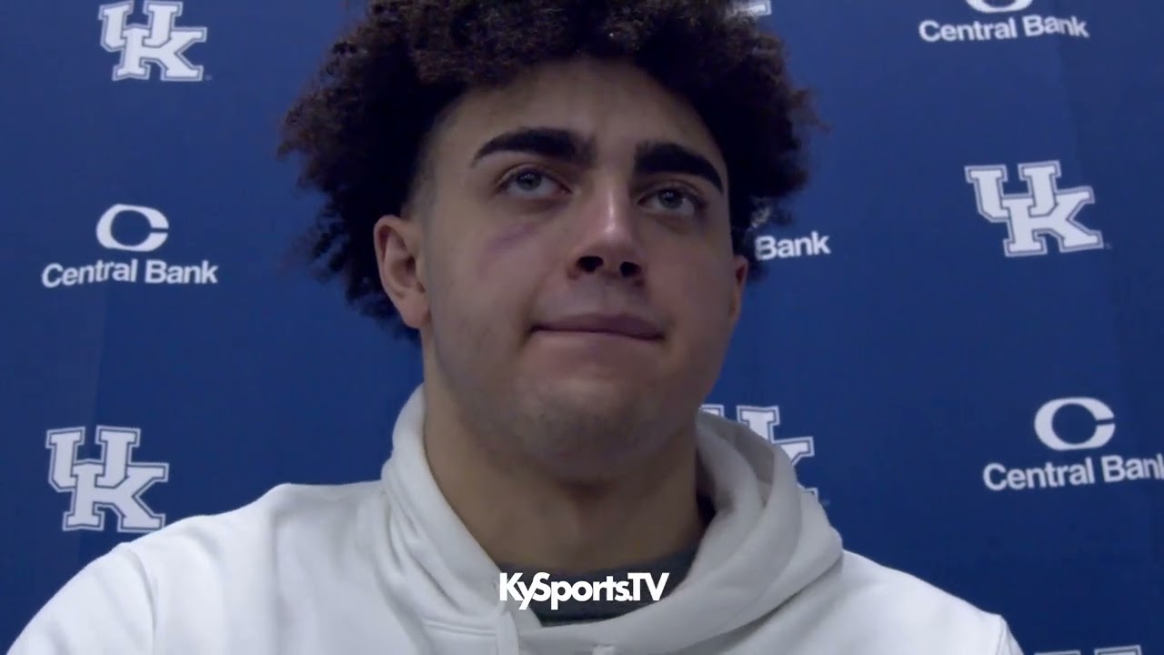 Malachi Moreno Recaps Kentucky Basketball WIN vs Vanderbilt