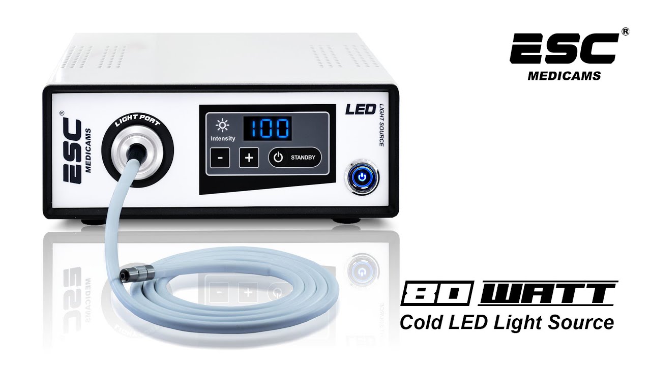 ESC Medicams Endoscopy Cold LED Light Source 80 Watt