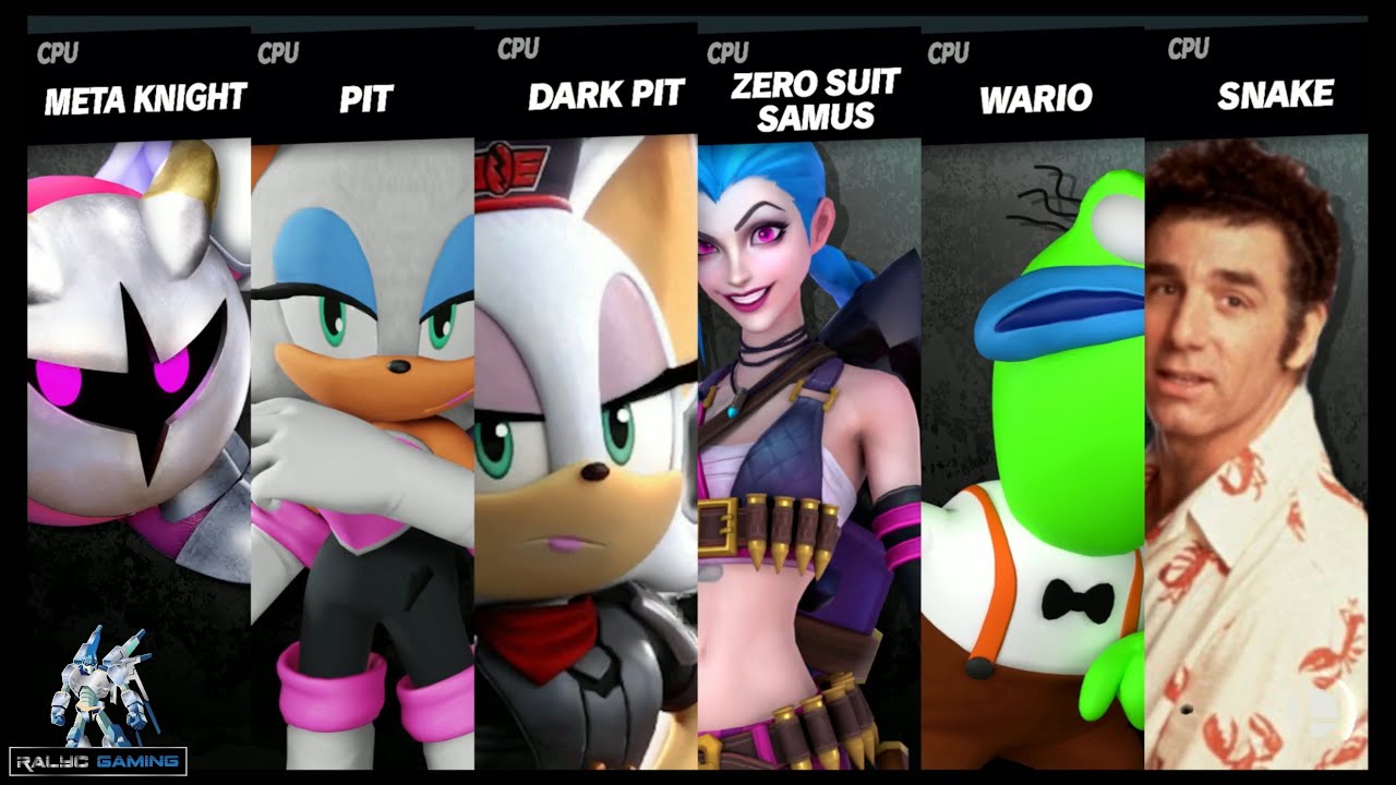 Galactica Knight vs Rouge vs Rebel Rouge vs Jinx vs Ed Bighead vs Kramer