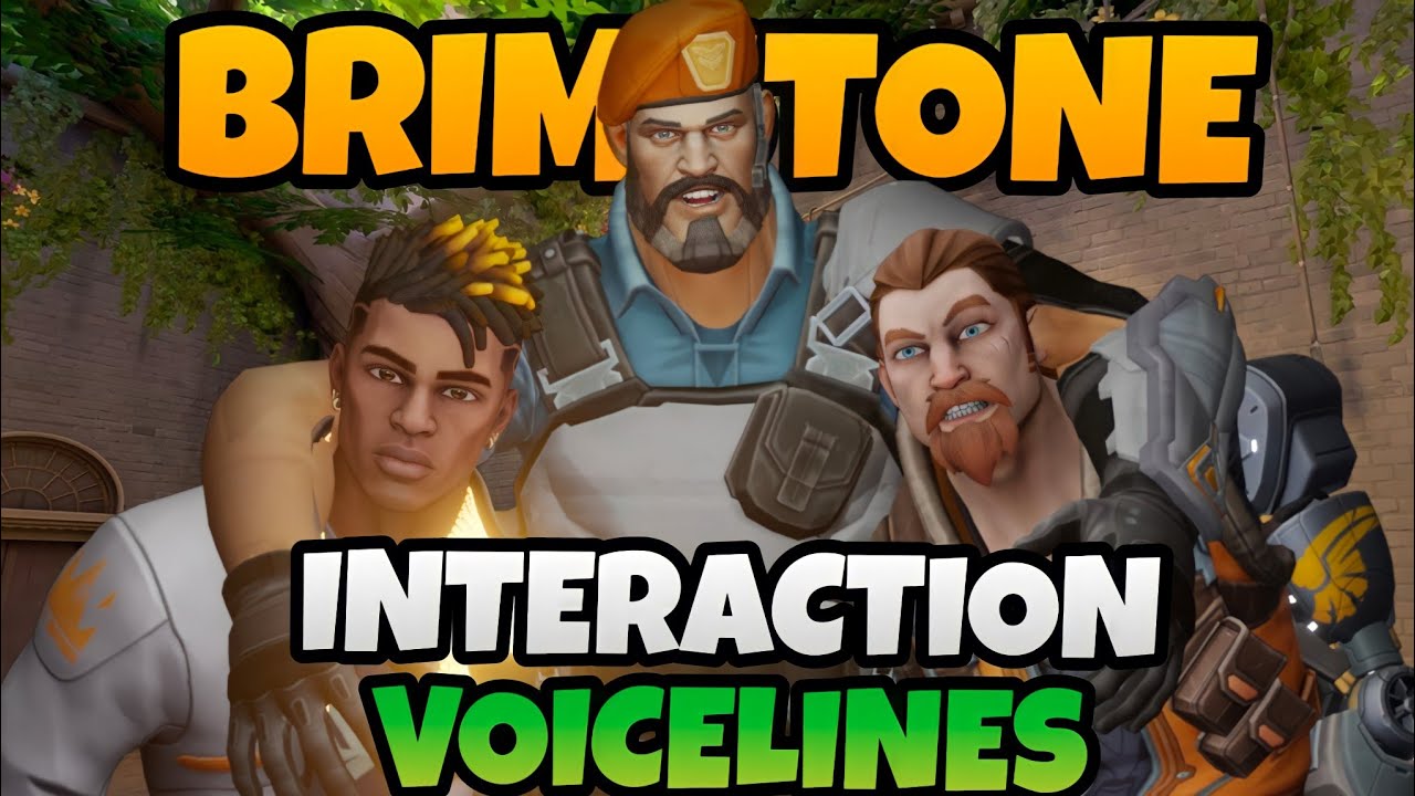 Valorant - Brimstone Interaction Voice lines With Other Agents