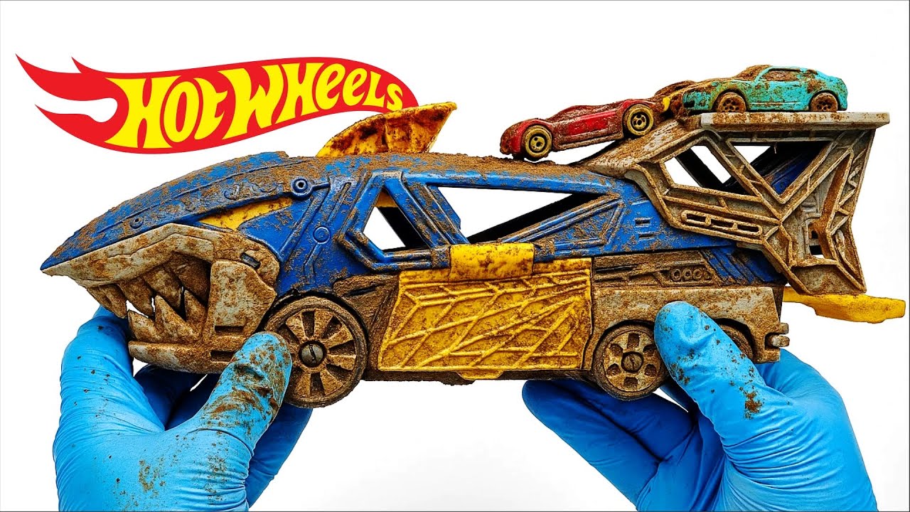 I cleaned the dirtiest Hot Wheels asmr cleaning 