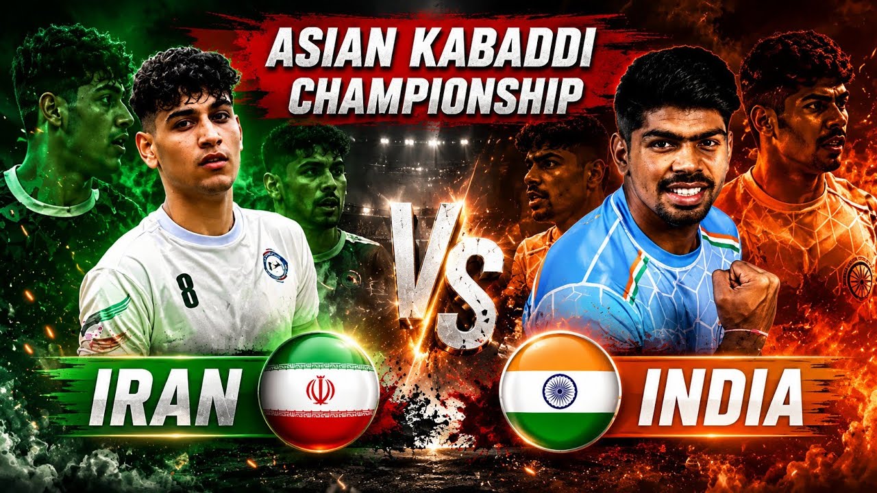 INDIA vs IRAN - 11th Asian Men's Kabaddi Championship