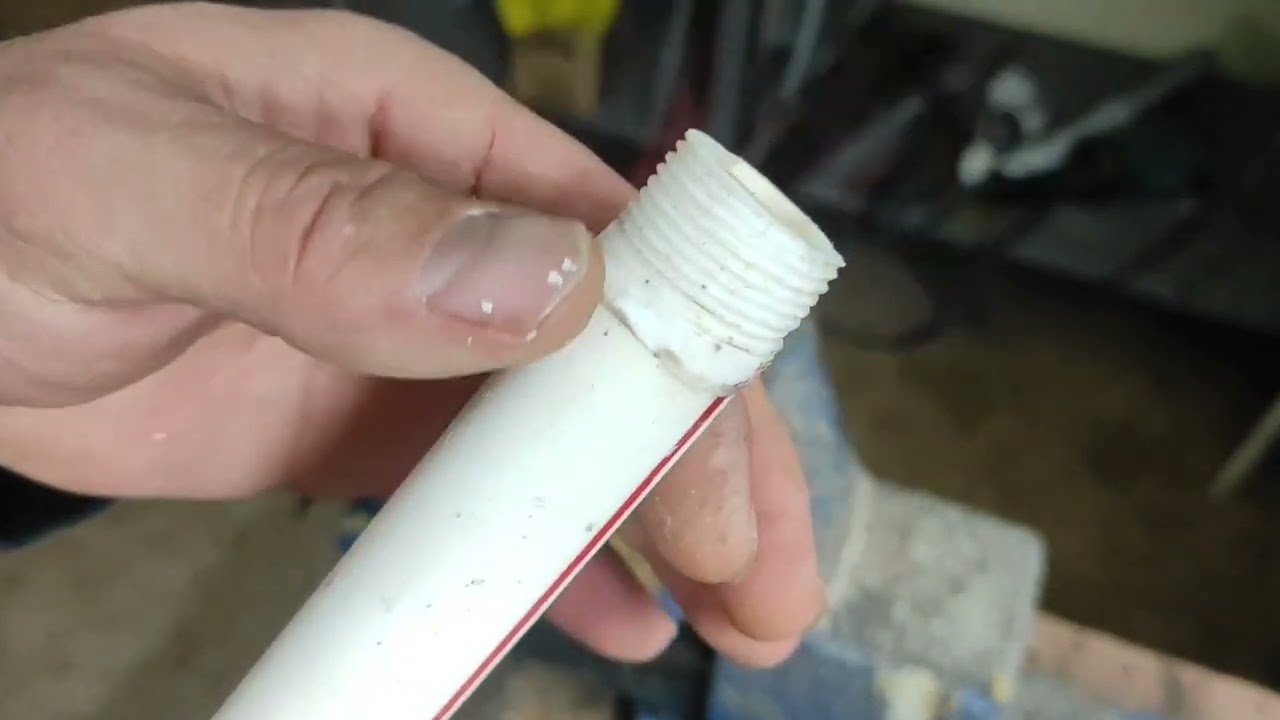 Plastik tesisat borusuna diş açma,iki boruyu birbirine kolay şekilde bağlantı yapma