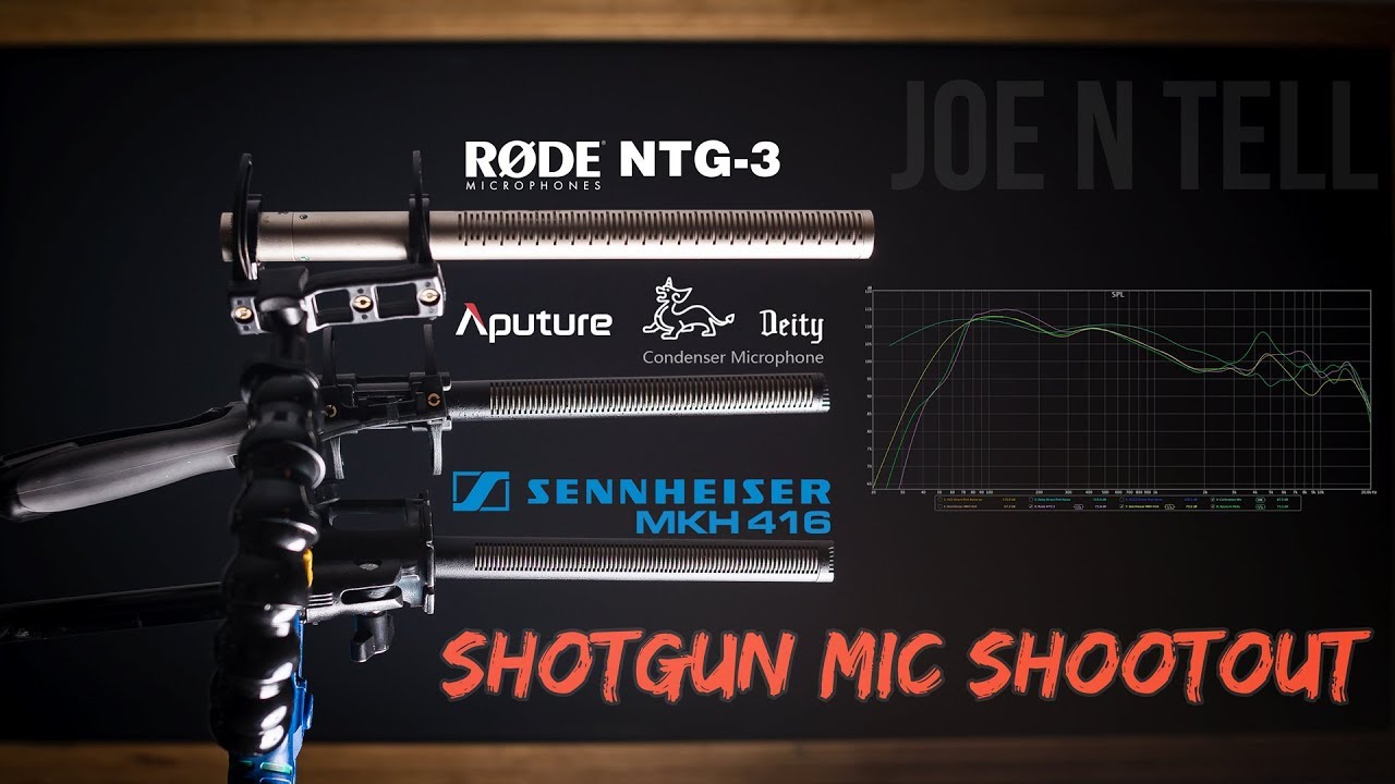 Микрофонный тир: Sennheiser MKH 416 против Aputure Deity против Rode NTG-3