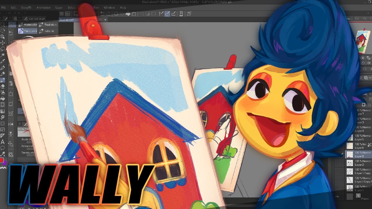 Wally Darling [speedpaint- Welcome Home] TW-desc