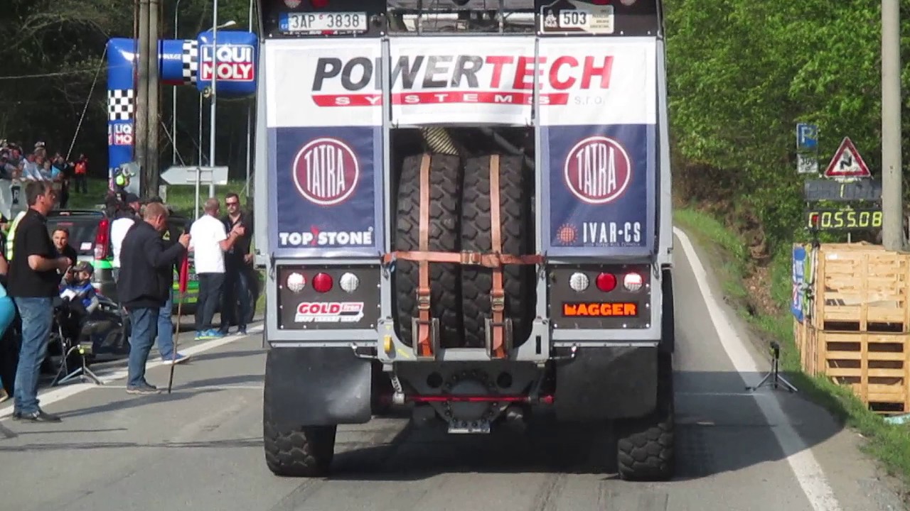 Zámecký vrch 2017 - David Vršecký a dakarská Tatra-Phoenix,Buggyra