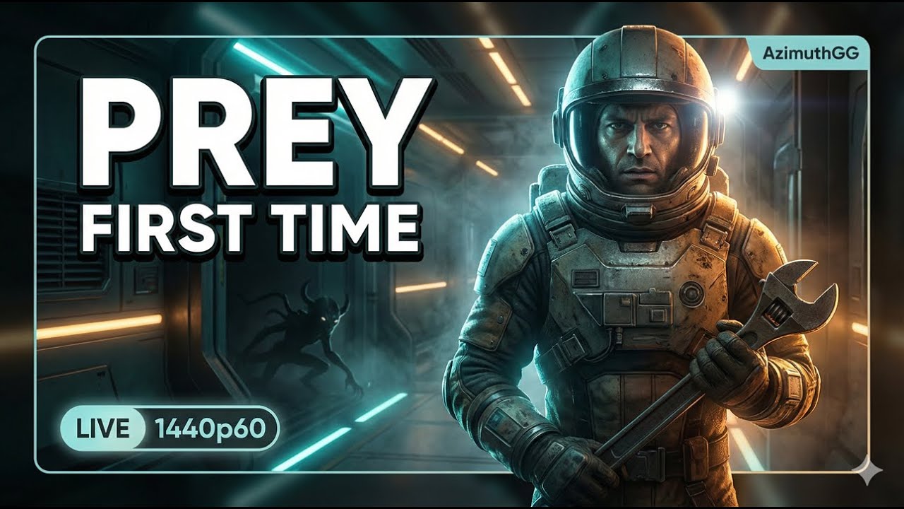 Prey (2017) + Mooncrash (Later) | First Time Playing | Live | 2K 60FPS