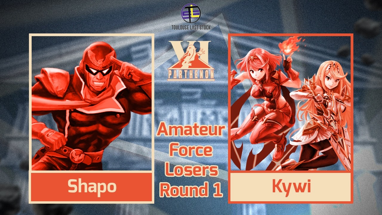 Le Parthénon #6 - Shapo (DK, Cpt Falcon) vs Kywi (Pyra & Mythra) - Amateur Force Losers Round 1