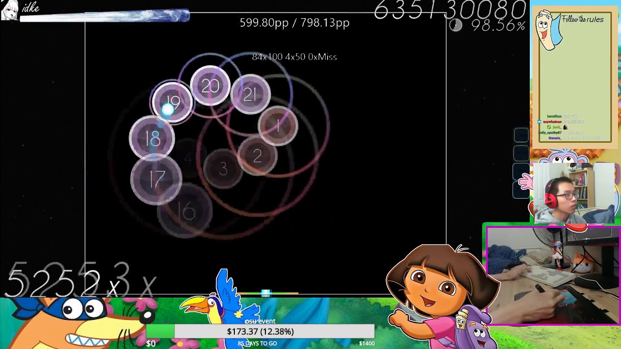[Live] idke | Aether Realm - The Sun, The Moon, The Star [Mourning] 98.23% {#1 ~740pp if ranked 1❌}