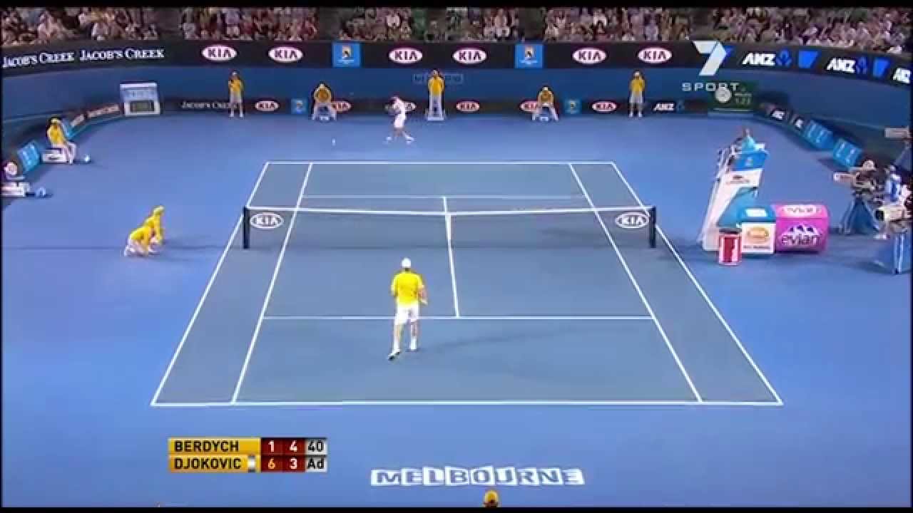 Australian Open 2011 QF Novak Djokovic vs Tomas Berdych highlights [HD]