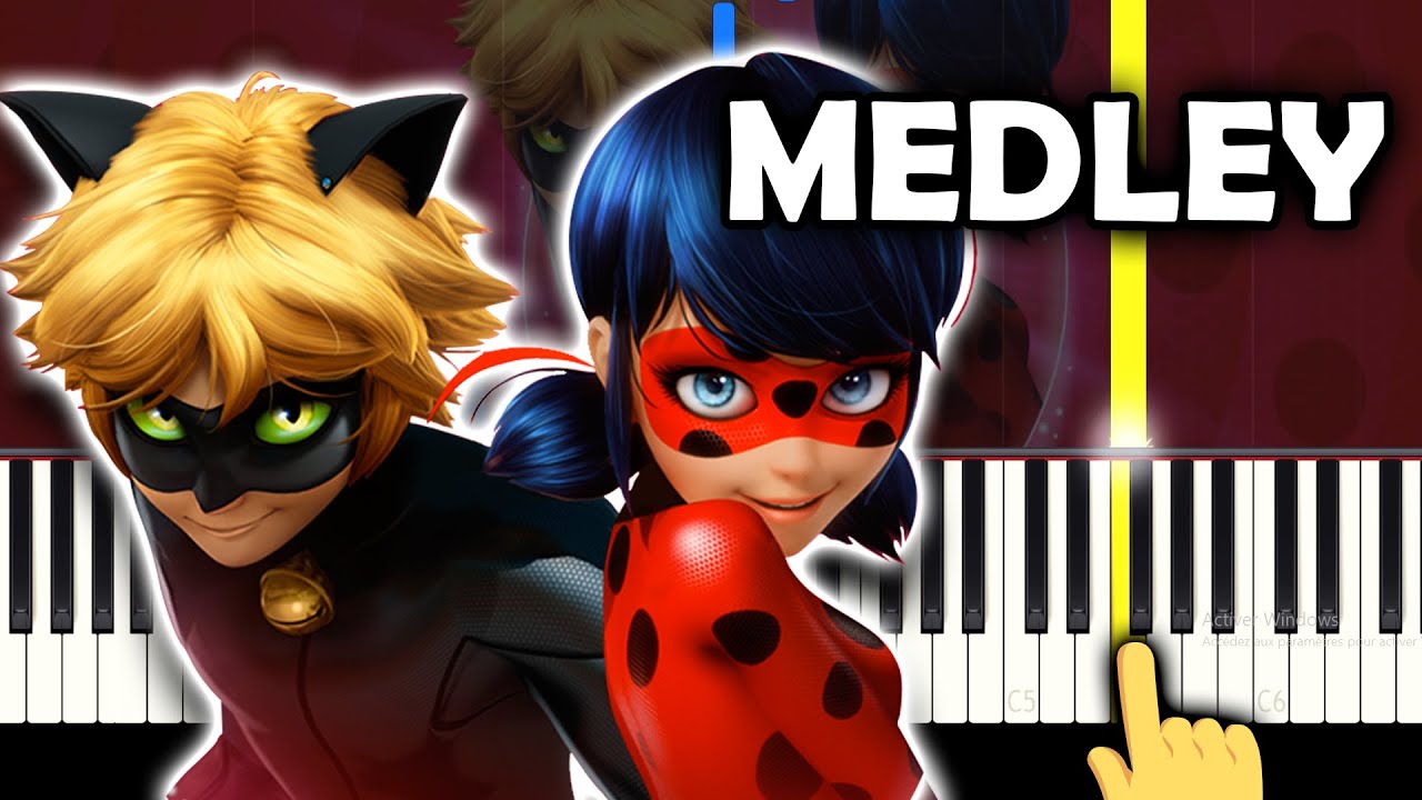 Miraculous Ladybug - Ultimate MEDLEY - Piano tutorial