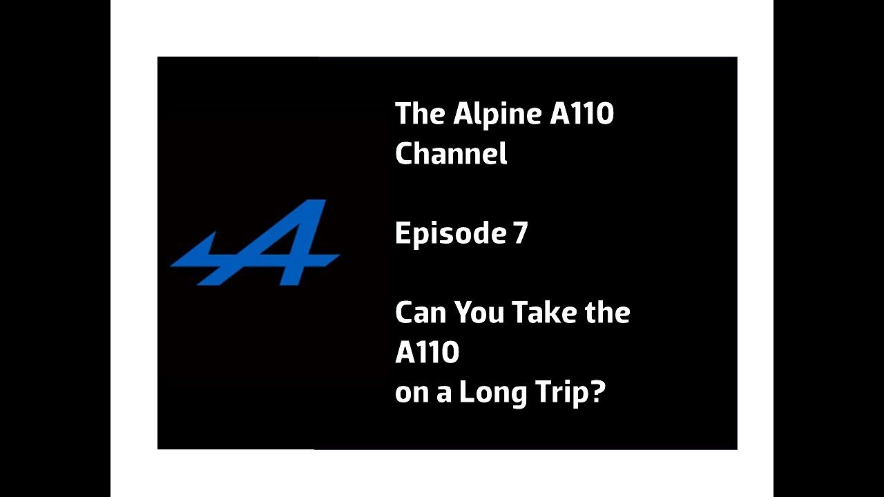 Alpine A110 Channel