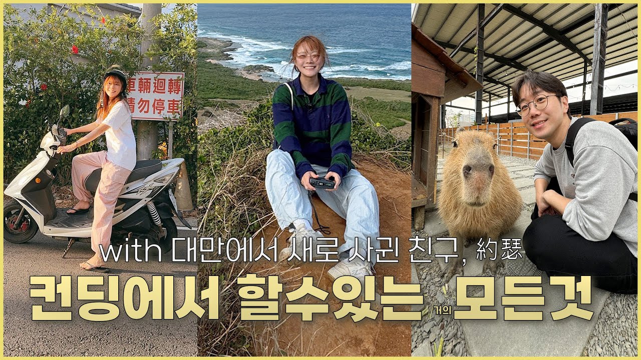 청춘그자체✨ 스쿠터 타고 대만 컨딩여행 🛵 + 우육면 맛집은 꼭 저장해주라