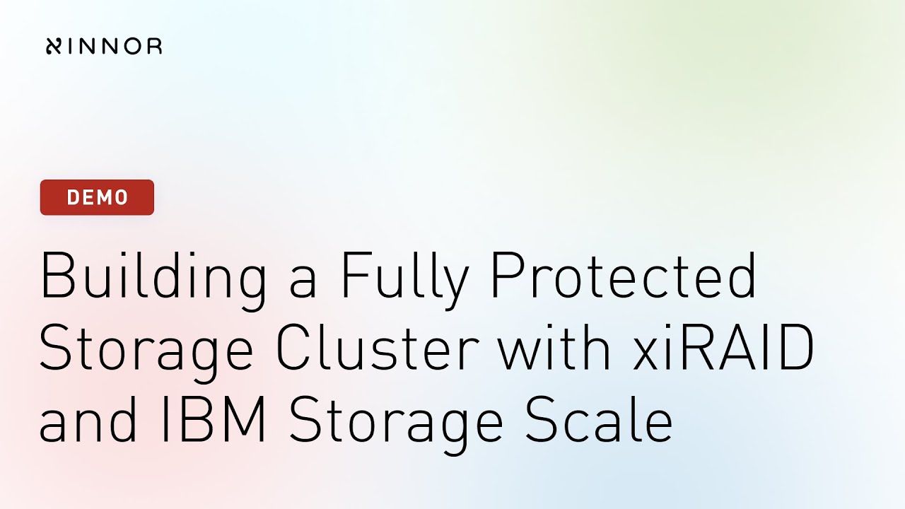 Deploying xiRAID Classic with IBM Storage Scale: Full Demo & Performance Test