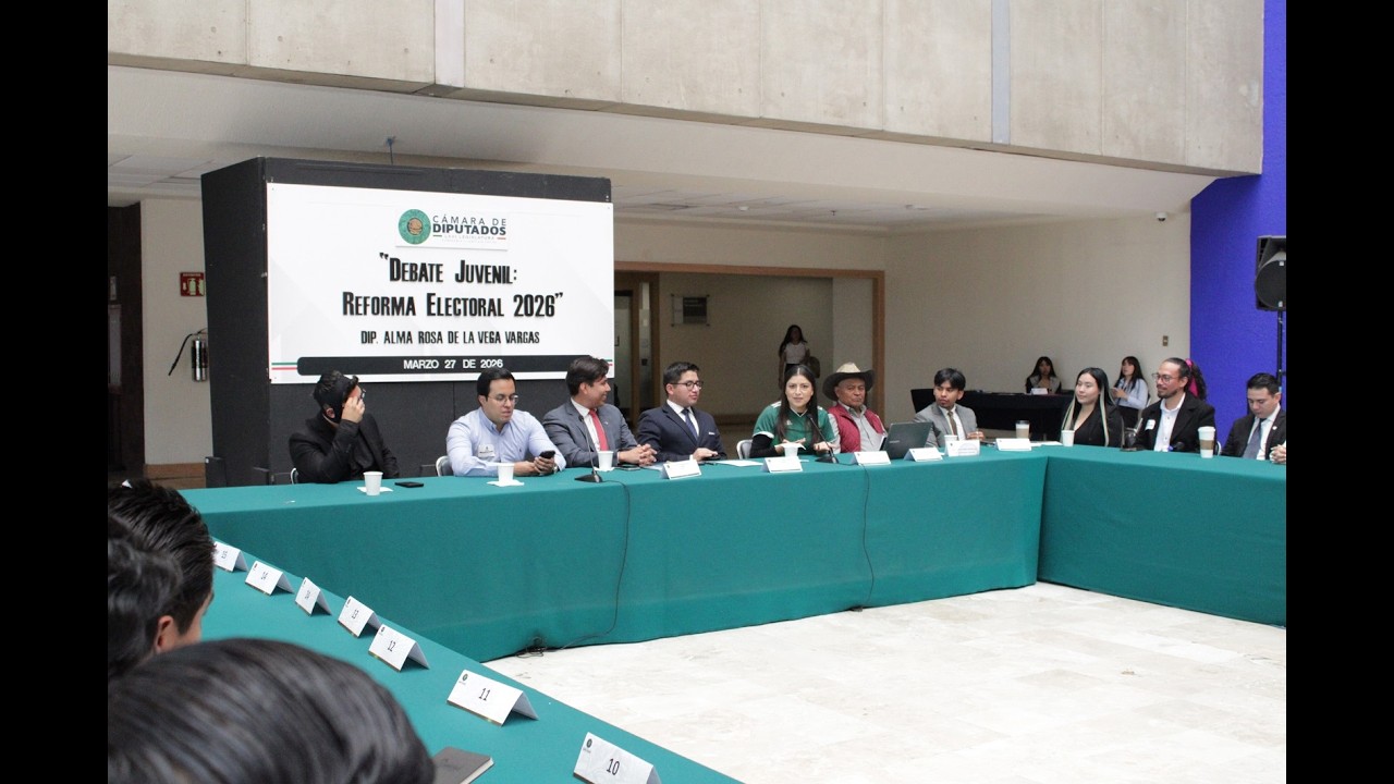 EN VIVO / Debate juvenil: Reforma electoral 2026