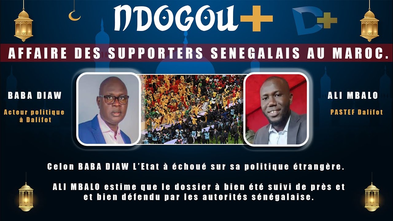 Affaire des supporters sénégalais, Baba Diaw estime que l'Etat a échoué sur sa politique extérieure.