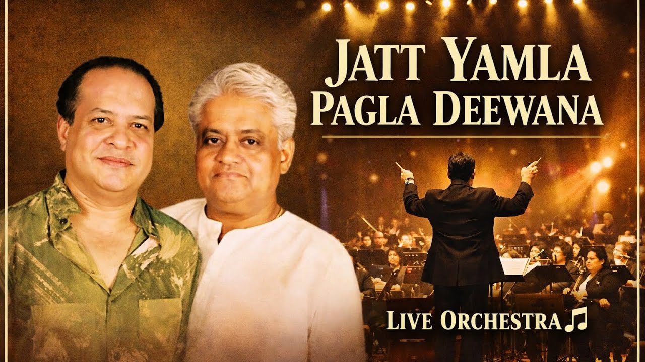 Jatt Yamla Pagla Deewana 🎶|20+ Instruments Live Orchestra|Ek Pyar ka Nagma Hai-Laxmikant Pyarelal Ji