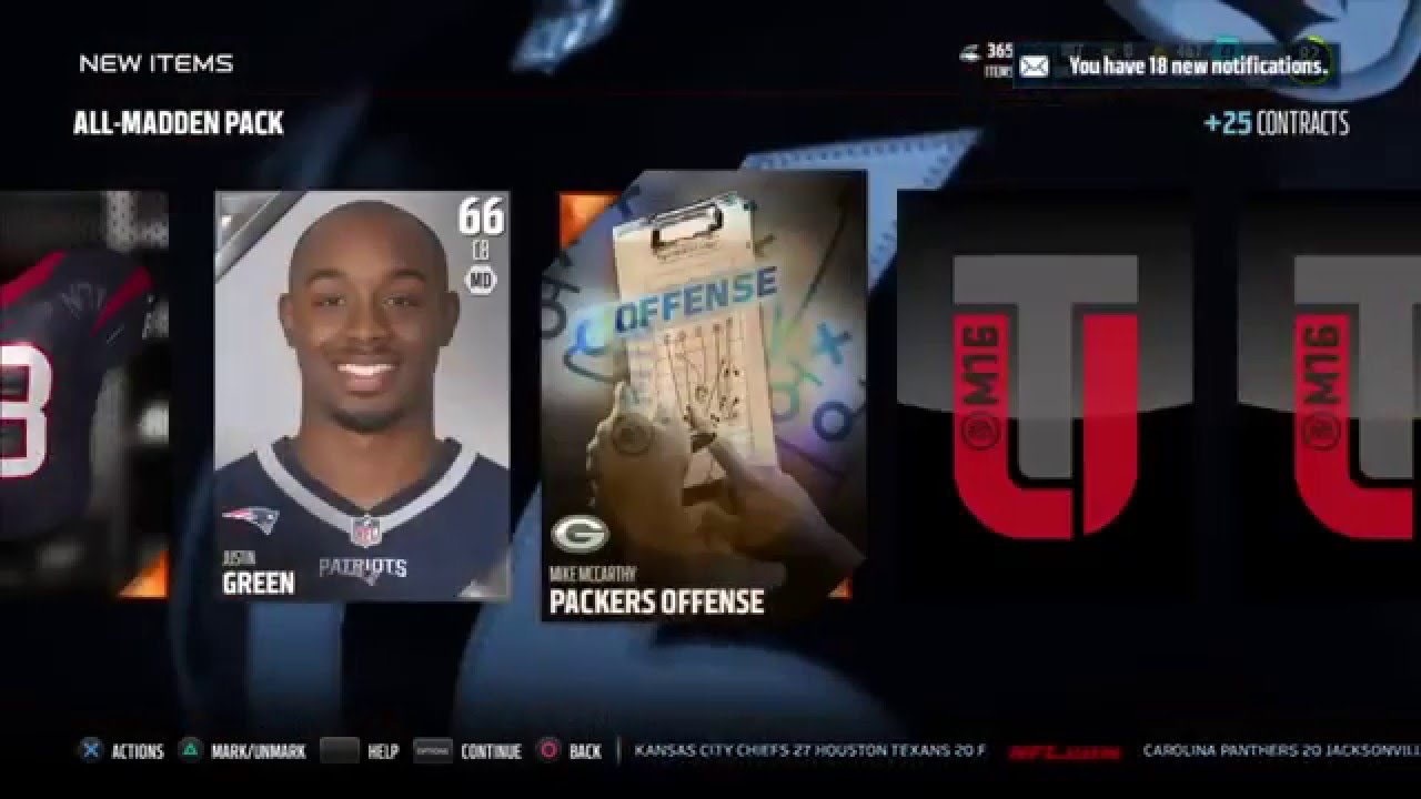 Madden 16 MUT All Madden Pack