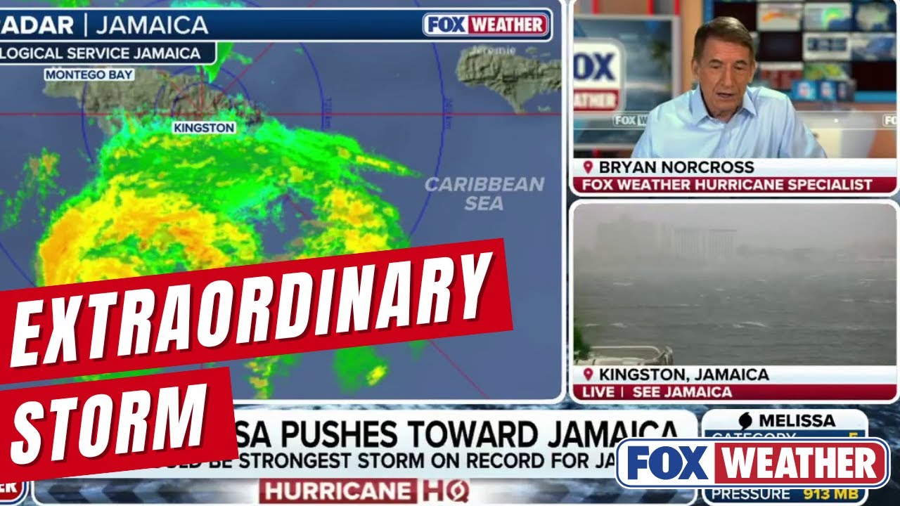 Bryan Norcross: Melissa 'Extraordinary' Category 5 Hurricane Approaches Jamaica