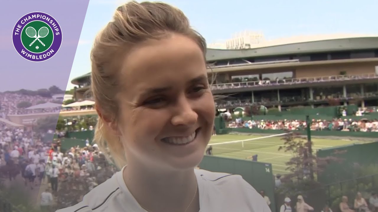 Elina Svitolina Wimbledon 2019 Third Round Interview