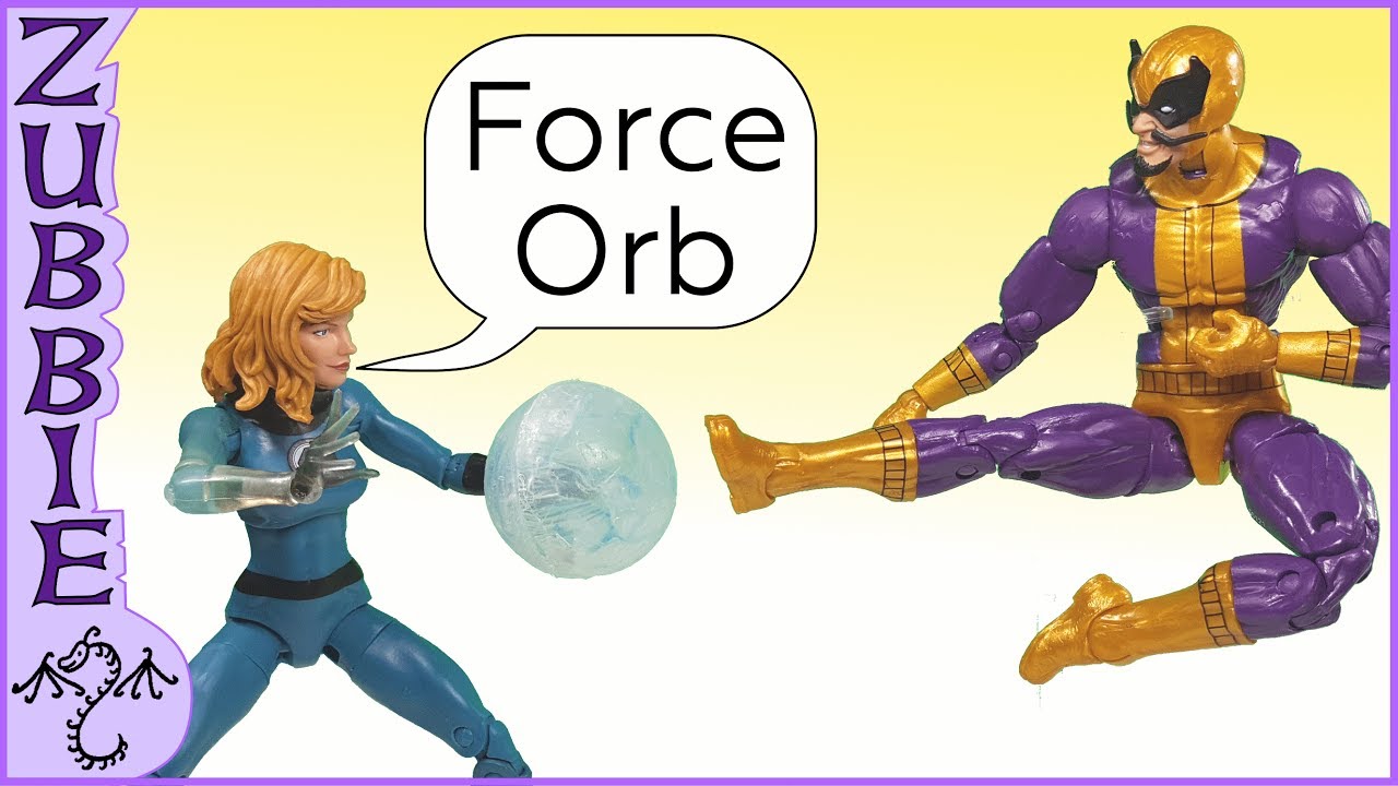 How to Make an Force Ball Effect for Invisible Woman, DIY Action Figure Force Field Effect