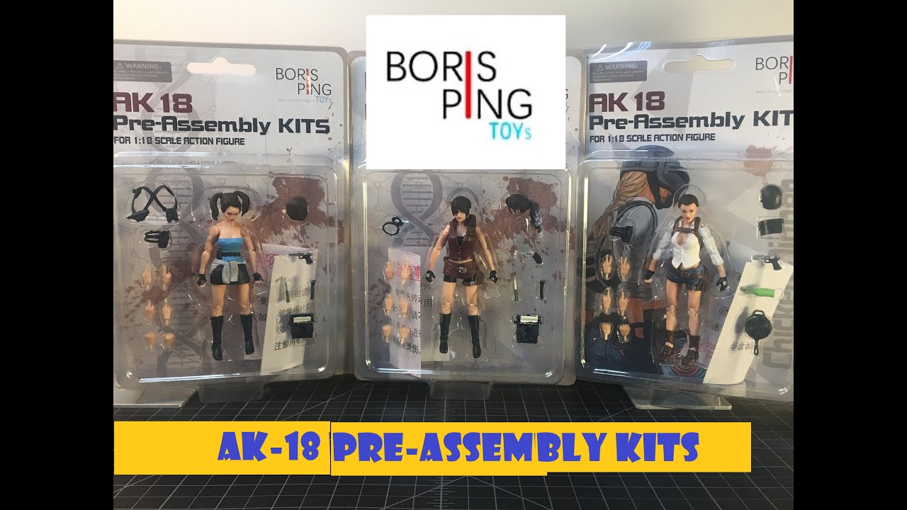 Boris Ping Toys 1/18 scale Action Figures