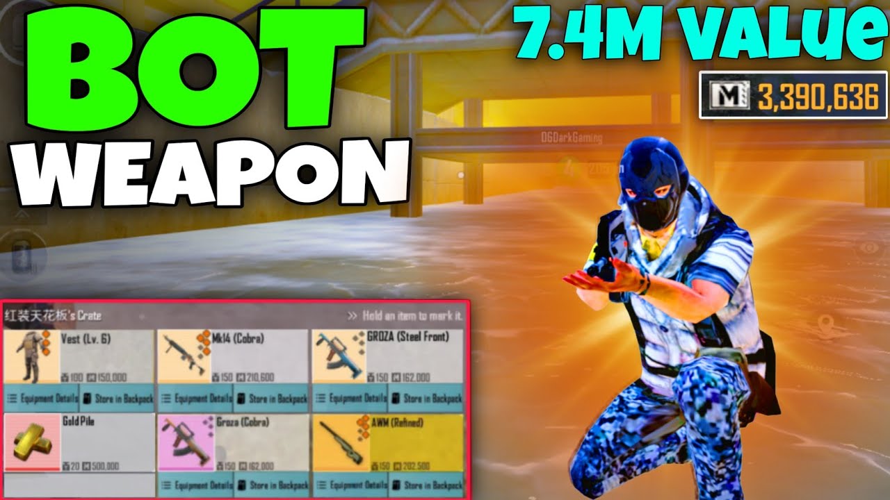 Only Bot Weapon & Assualt Mode Challenge🥶 | PUBG METRO ROYALE