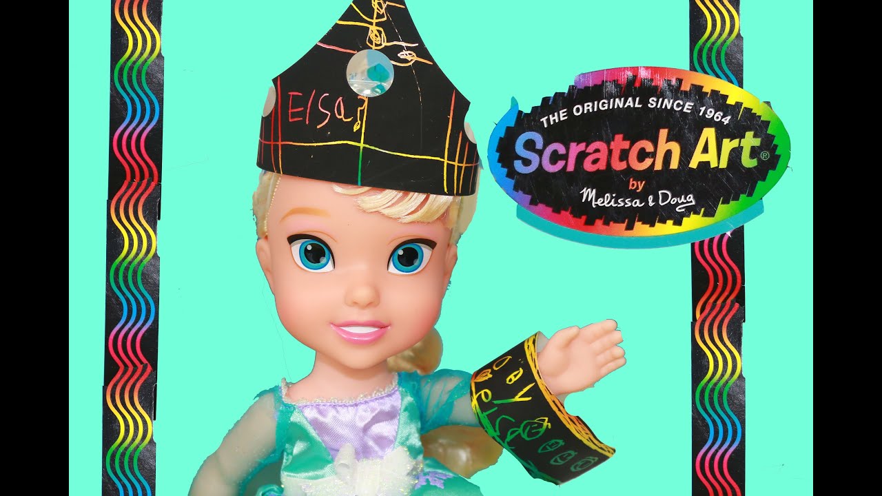 Frozen Doll Makeover Bracelet Scratch And Reveal Rainbow Set