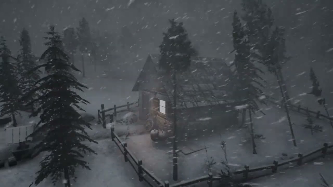❄️ MONSTROUS Strong Blizzard & Howling Wind Sounds┇Snow Storm Sleep Sounds 