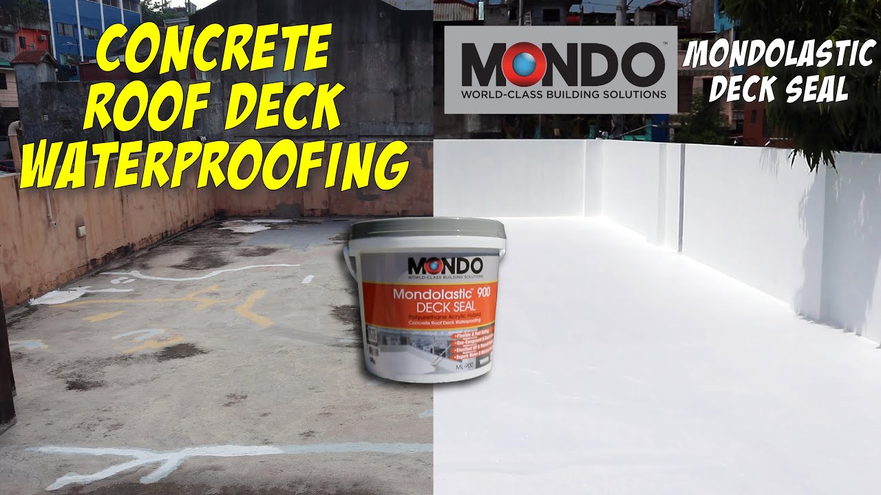 Concrete Roof Deck Waterproofing | Mondolastic 900 Deck Seal