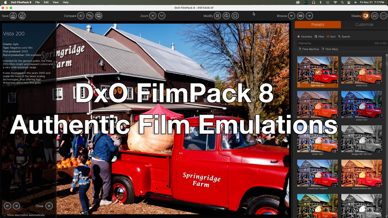 01 - DxO FilmPack 8 Authentic Film Emulations