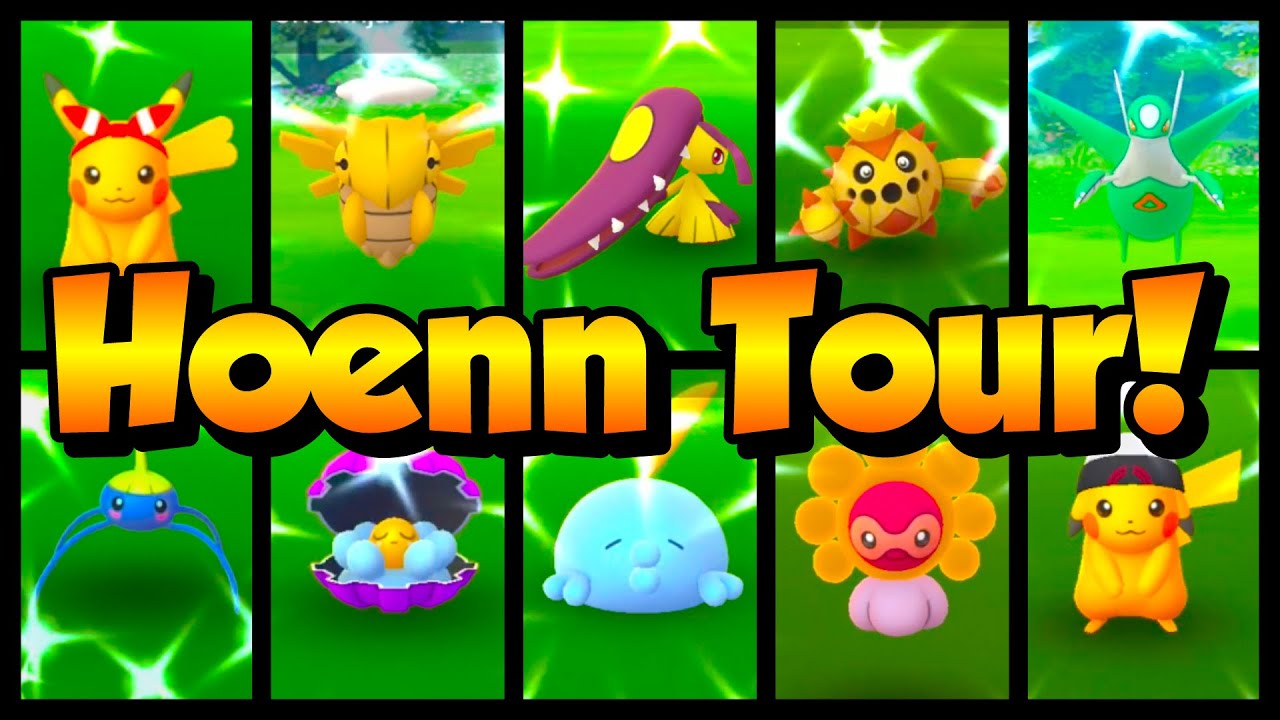 Pokemon GO Hoenn Tour Shiny Compilation!