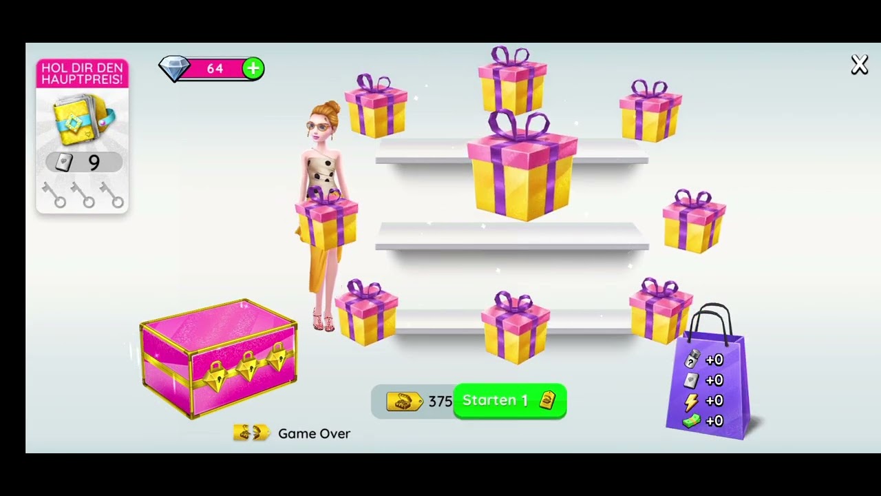 Super stylist game .22 chances to win 3 keys 🔑🔑🔑🥰  I opened 33 boxes today