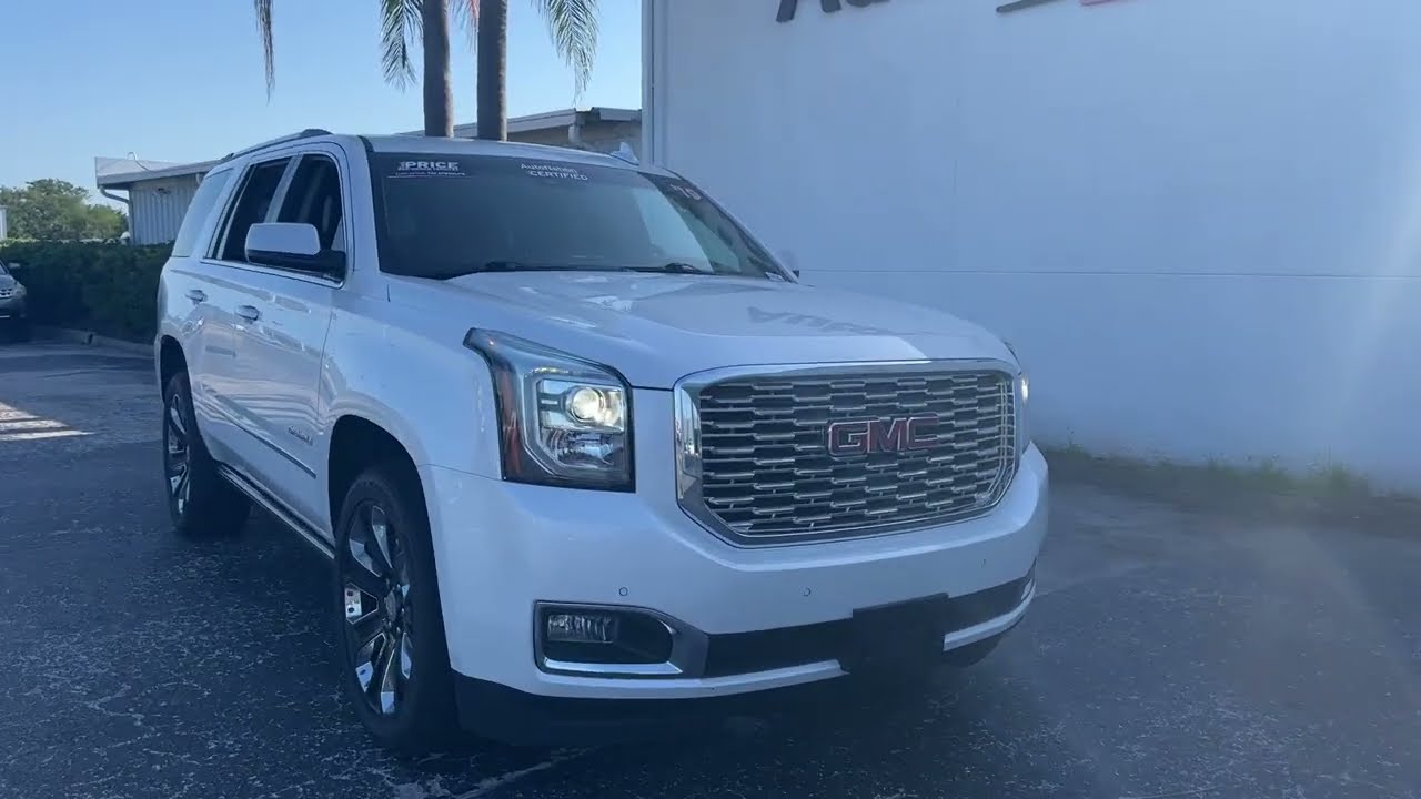 2019 GMC Yukon Denali SUV White