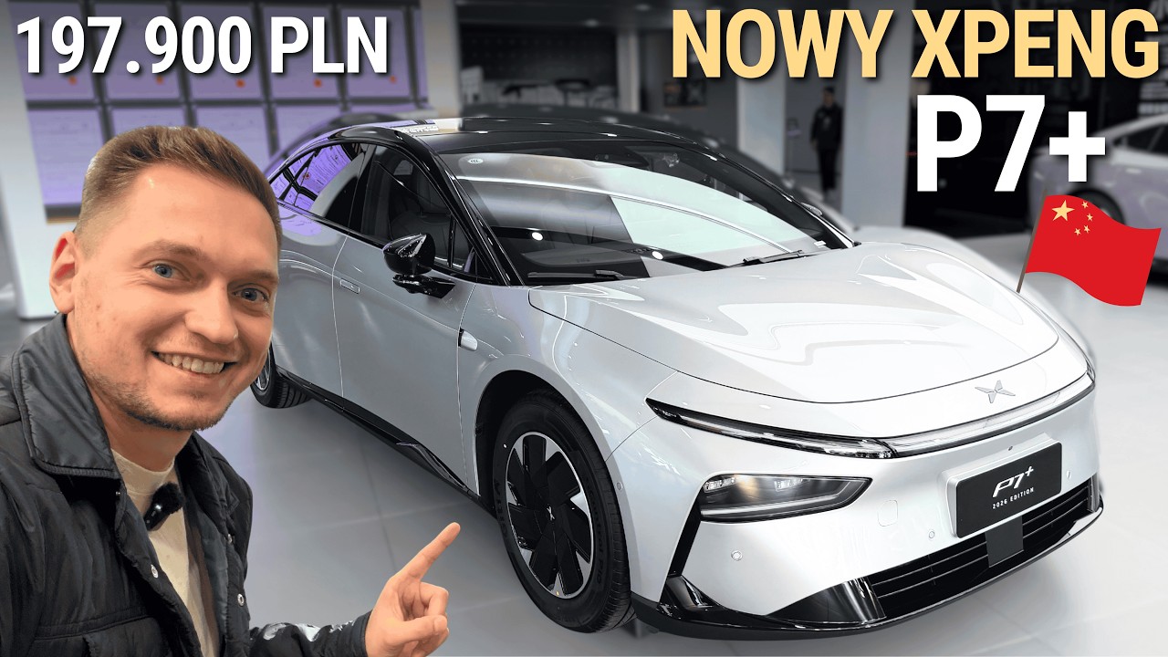 XPENG P7+ LEPSZY OD TESLI? 🙂 Latające pojazdy, XPENG G7, fabryka i nowe modele w Polsce...