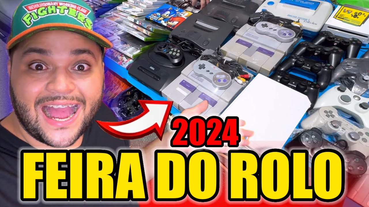 CAÇADA GAMER NA FEIRA DO ROLO em 2024