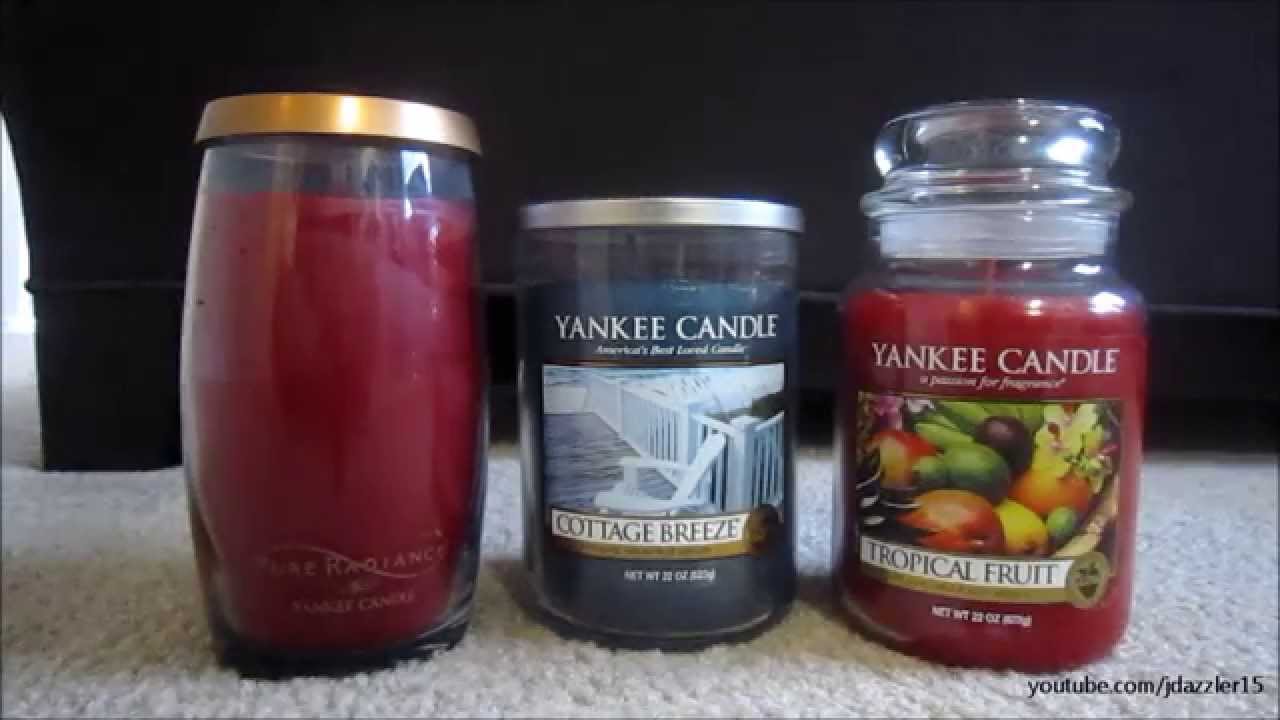 Yankee Candle: Large Candle Comparison & My Favorite!