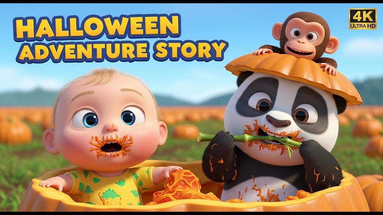 Pip, Bao, & Milo's BIG vs. SMALL Pumpkin Adventure! Best Halloween Learning Story for Preschoolers
