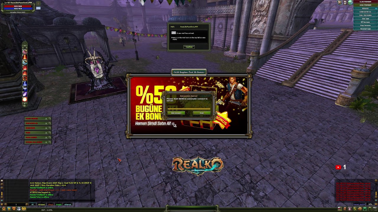 REALKO 83/1 PK SERVER [HazeLByPasaGonLuMM] 🏆4HazeLNutS🏆 #PvPServer 🔥 #Ko4fun 🔥 #Homekoworld 🔥