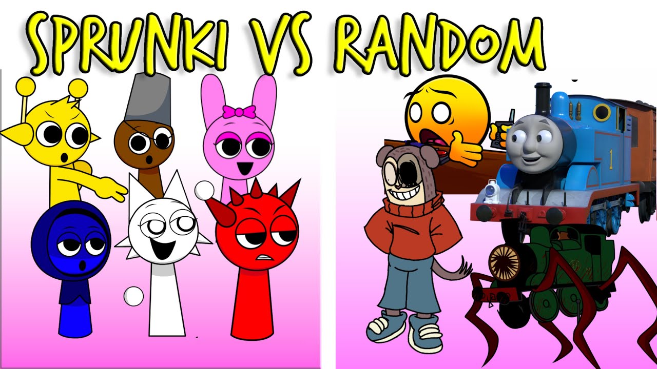 FNF Compilation Sprunki All Phases VS Thomas, Max, Geometry Dash Sings Ponygirl - Ughhh,  Can Can