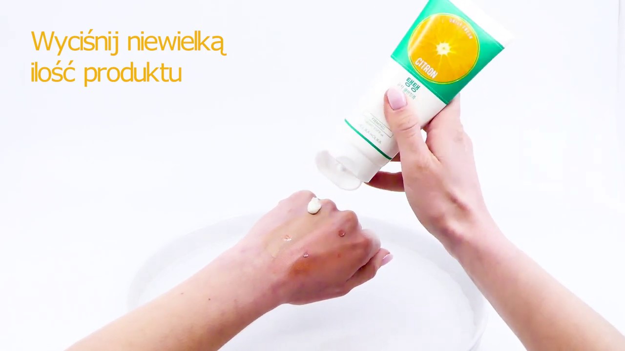 Jak stosować Holika Holika Daily Fresh Citron Cleansing Foam- piankę do codziennej pielęgnacji?