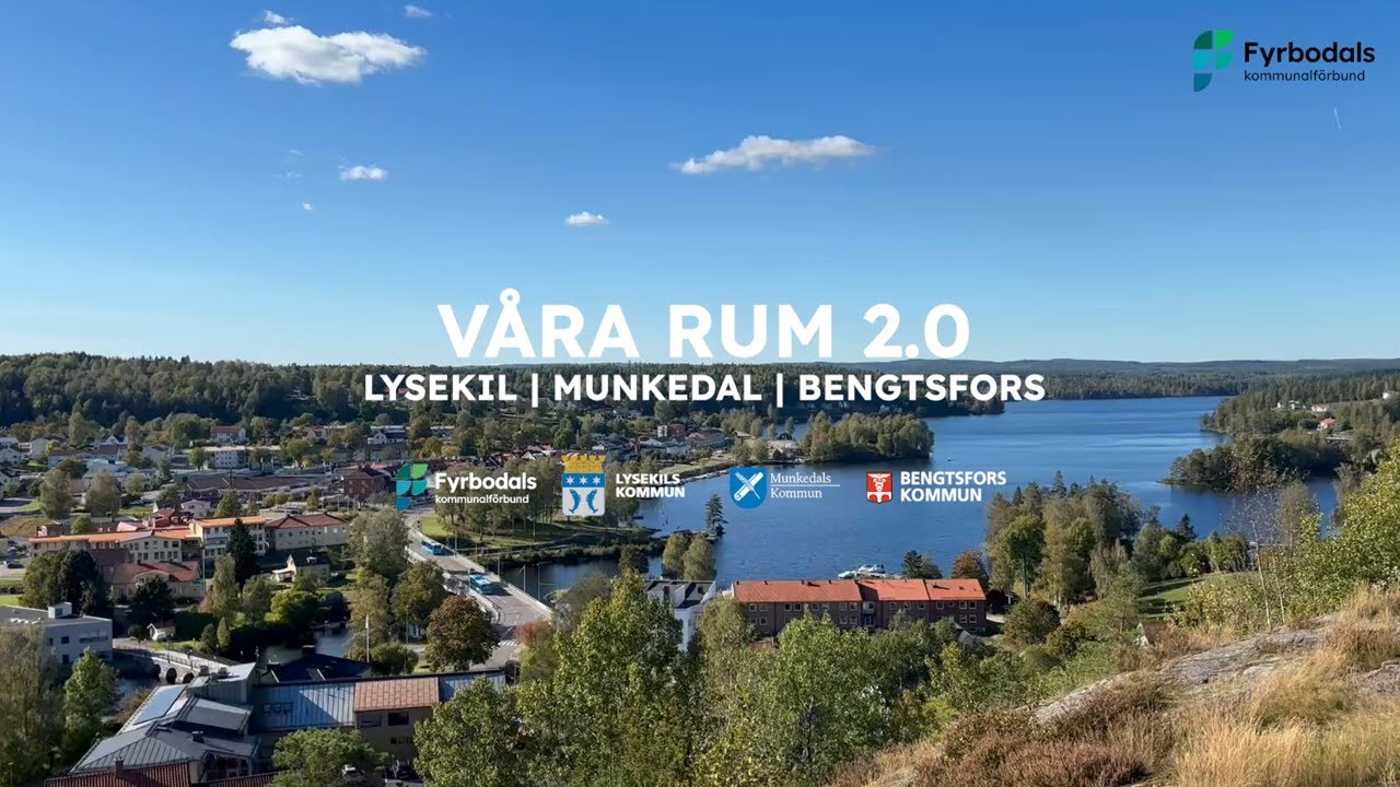 Film om de utvalda platserna i projektet Våra rum 2.0