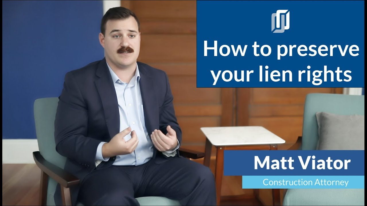 Mechanics Lien: How to preserve your lien rights and get paid
