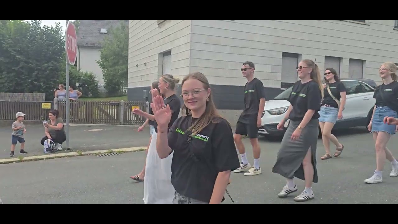 Umzug der Vereine zum Wiesenfest 2025 in Selbitz