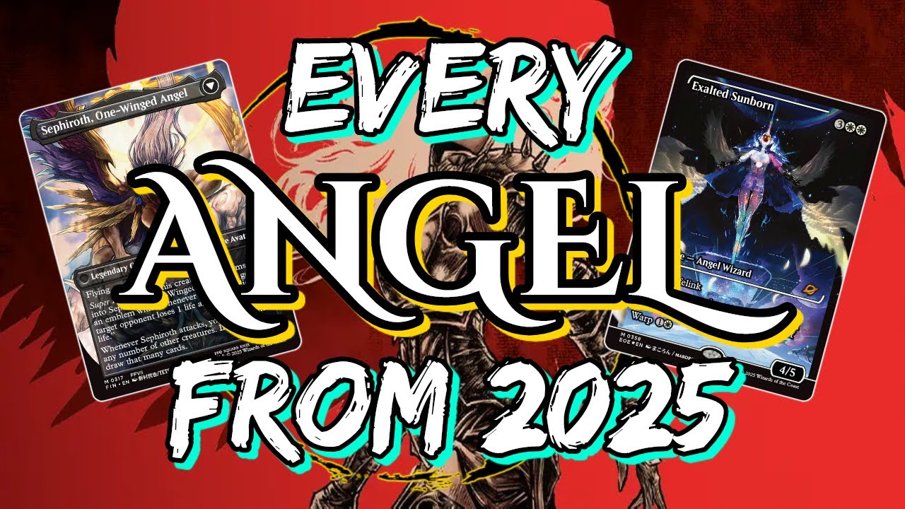 Все карты Angel, выпущенные в 2025 году для Magic: The Gathering.