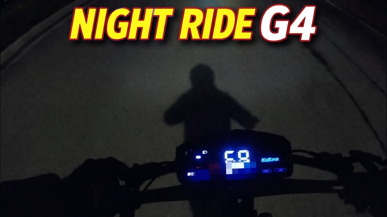 FULL THROTTLE CRUISE NIGHT RIDE - Kukirin G4