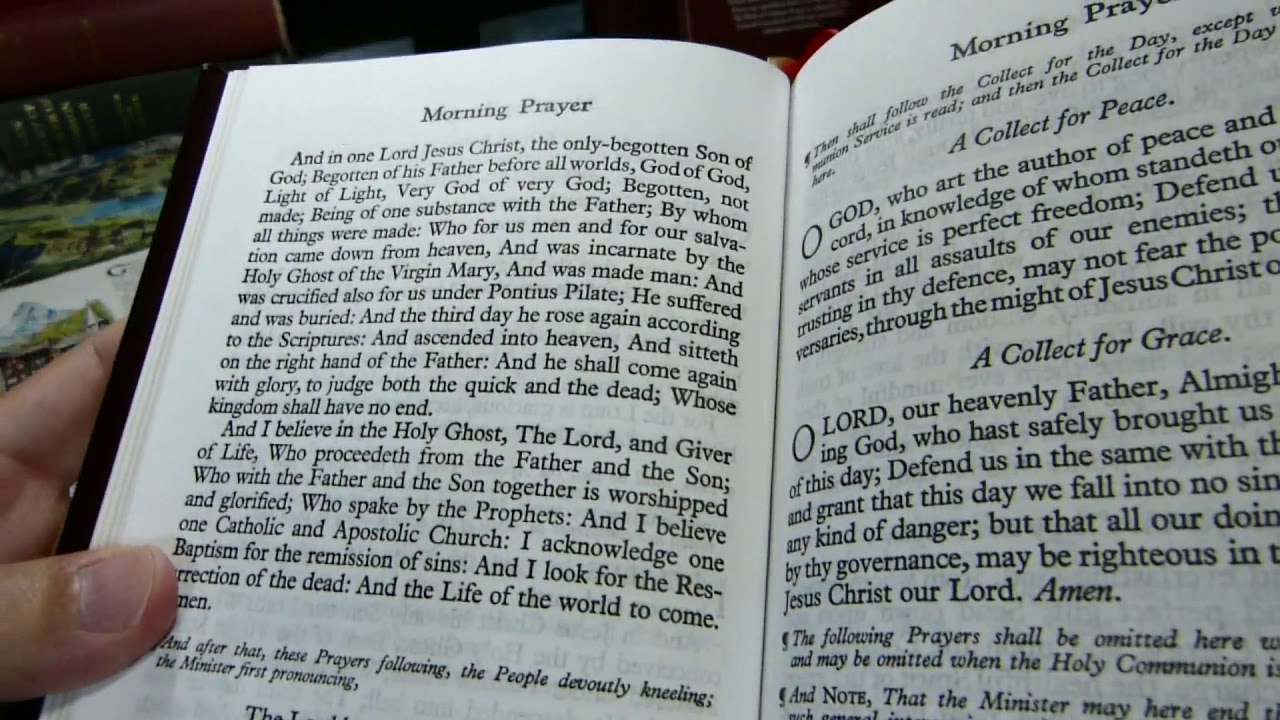 The 1928 Book of Common Prayer -- An Overview